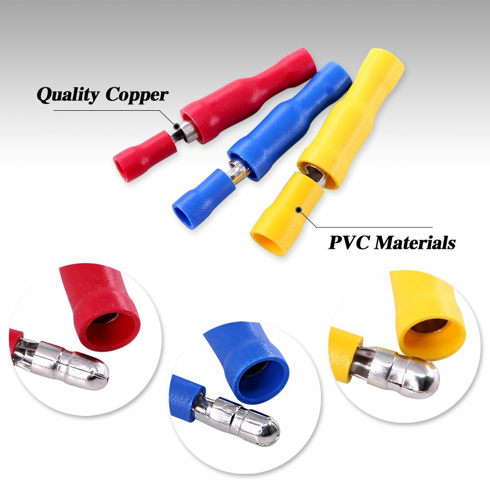 AUPROTEC Rundstecker Rundsteckhülsen 0,5 Mm² - 6 Mm²