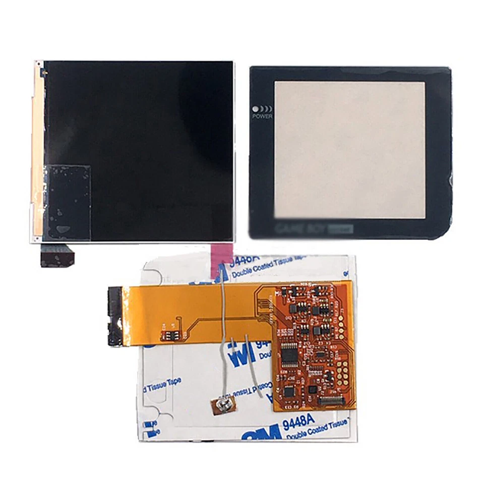 LCD Screen Kit For GBP Game Boy Pocket Game Console I Backlight Repair Parts - Image 2 of 4
