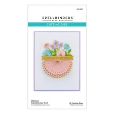Spellbinders Etched Dies - Stitched Kaleidoscope Arch, S4-1291