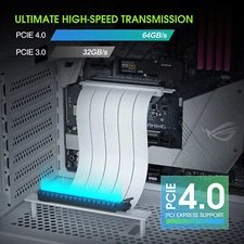 Vetroo PCIe 4.0 x16 Riser Cable High-Speed Flexible Extender PCI Express Gen 4