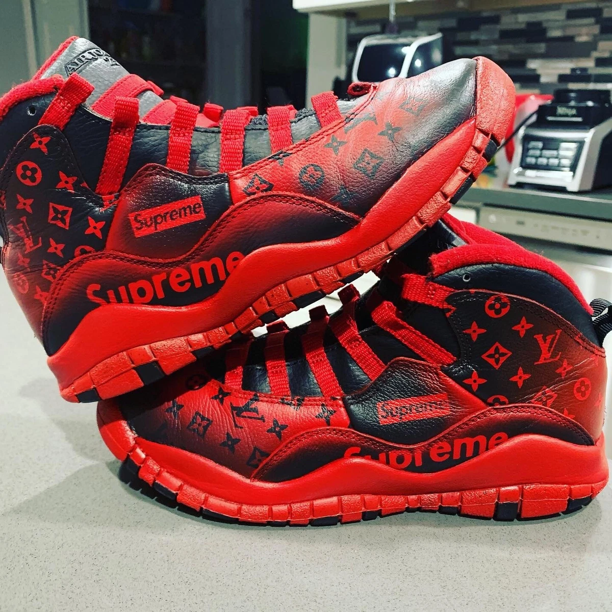 Air Jordan 10 Supreme Custom