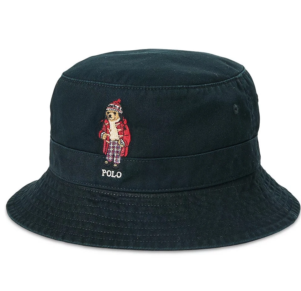 Polo Ralph Lauren Men's Polo Bear Twill Bucket Hat   XL/L
