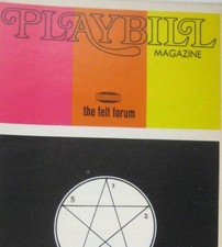 World Festival Magic Occult Playbill 1973 Felt Forum Crozier Al Carthy Willtohn
