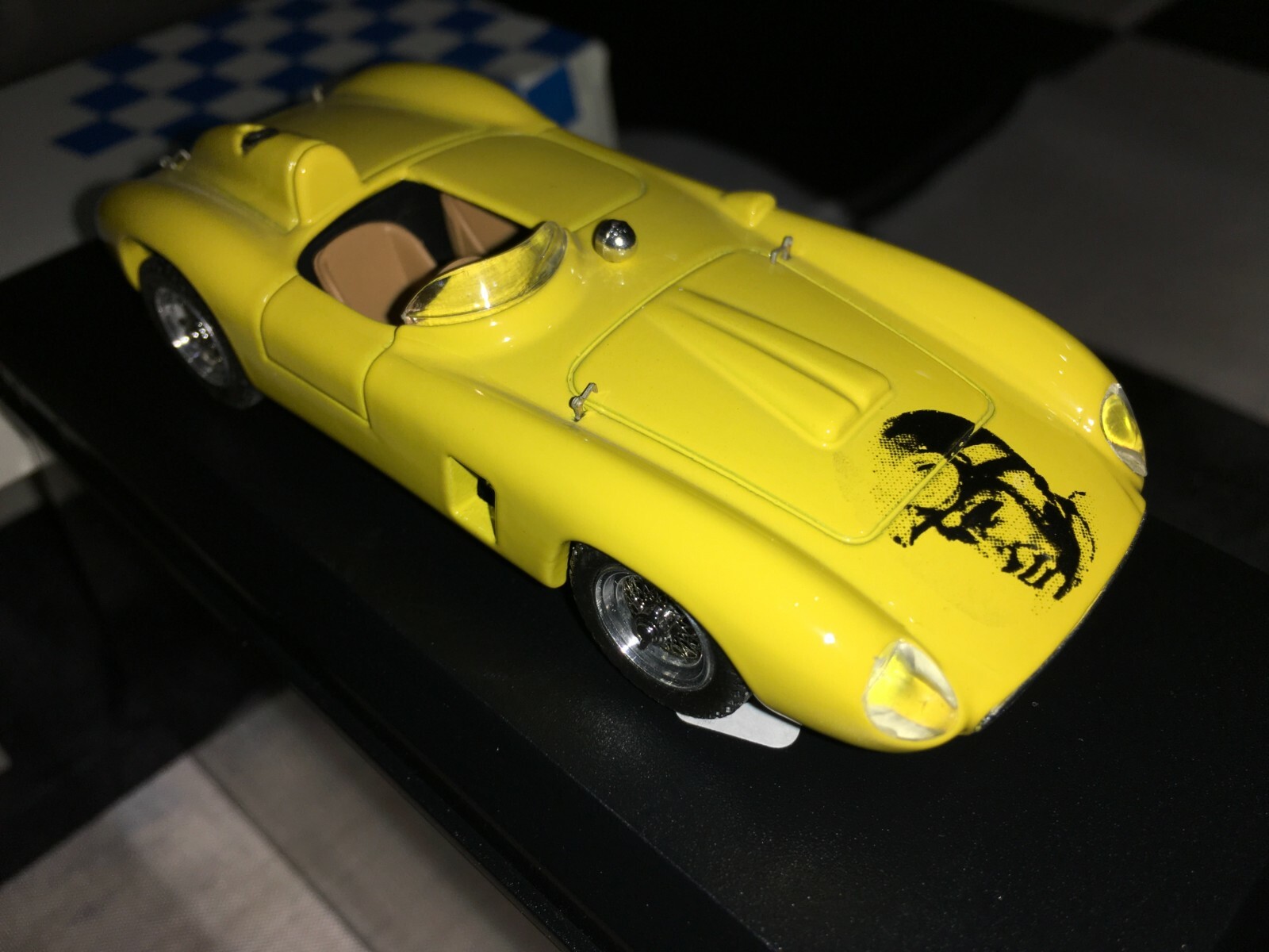 1:43 Lorenzi Modellismo #AB9951 Ferrari 860 Monza with Fangio portrait on bonnet
