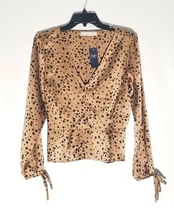 abercrombie brushed leopard sweater