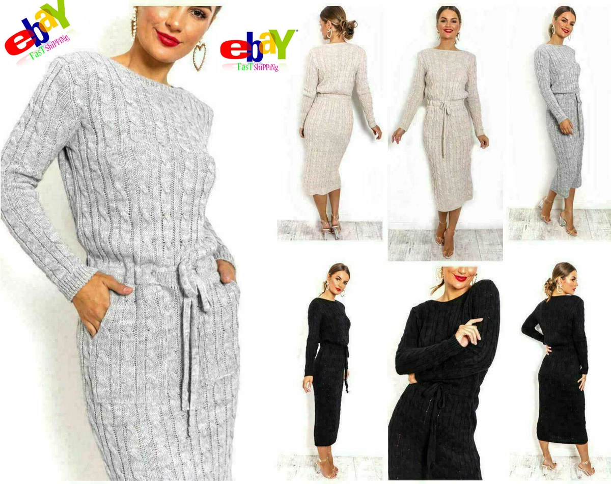 Tie up top jumper dress