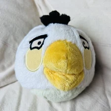 angry Birds stuffed animal MATILDA NO SOUND WHITE YELLOW plush toy gift