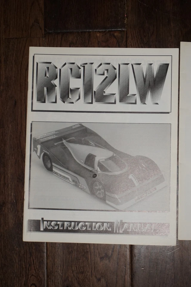 Vintage Team Associated RC12L RC12LW Instruction Manual Catalog  Lot RC - Image 2 of 4