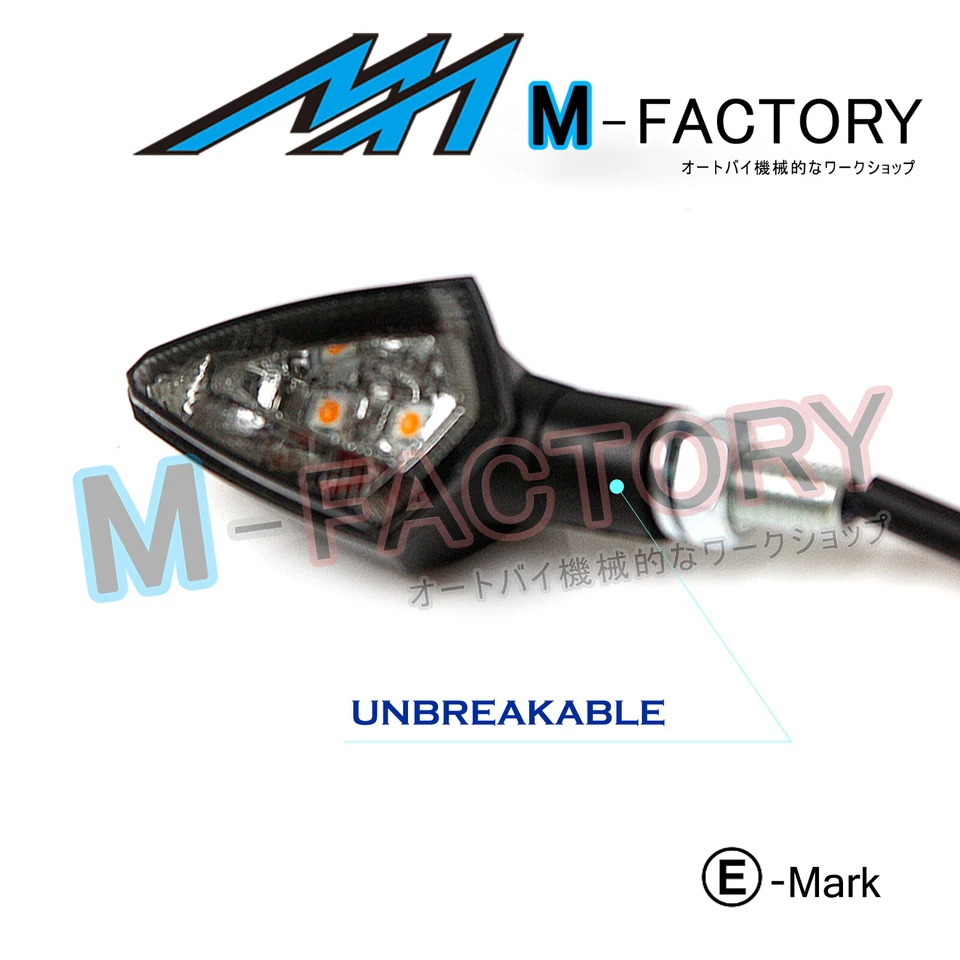 Smoke Kiva Turn Signals Light LED Light Clear&Amber For MV Agusta Brutale - Image 4 of 4