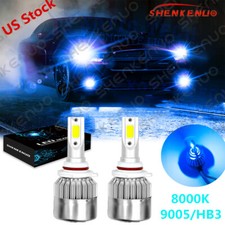 Ice Blue Led Headlight Bulbs High Low Beam Bf For Dodge Charger 06-2014 16-2019