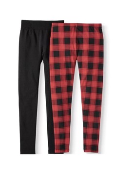 Tru 2 Pack Fleece Lined Leggings Flash 