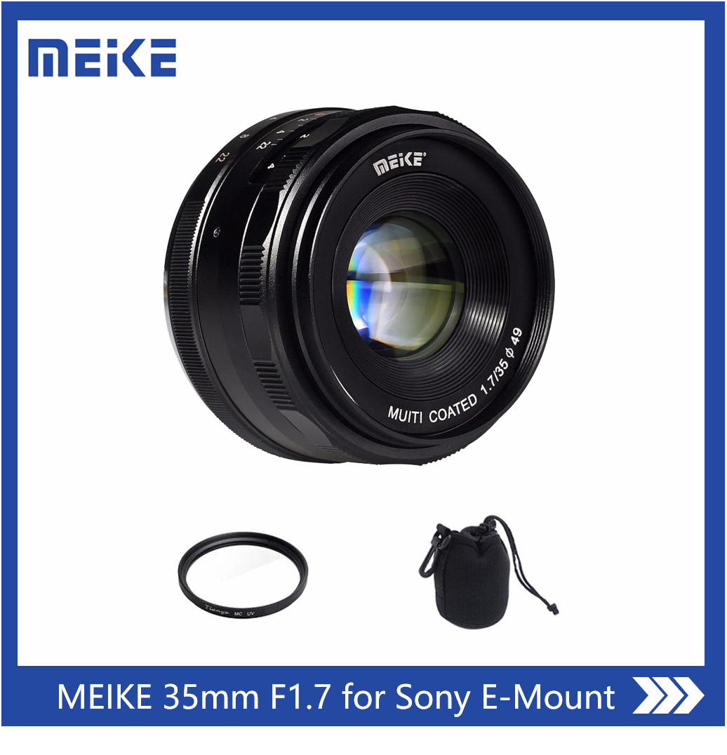 Meike 35mm f Large Aperture Manual Focus lens APS-C For  Sony E
