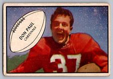 1953 BOWMAN #90 DON PAUL CARDINALS