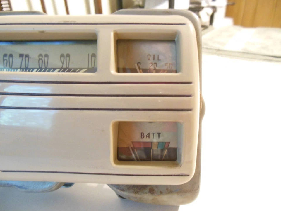 Conjunto de cuadro de instrumentos Ford Deluxe 1940 usado restaurado original 6 voltios Foto 3 de 4