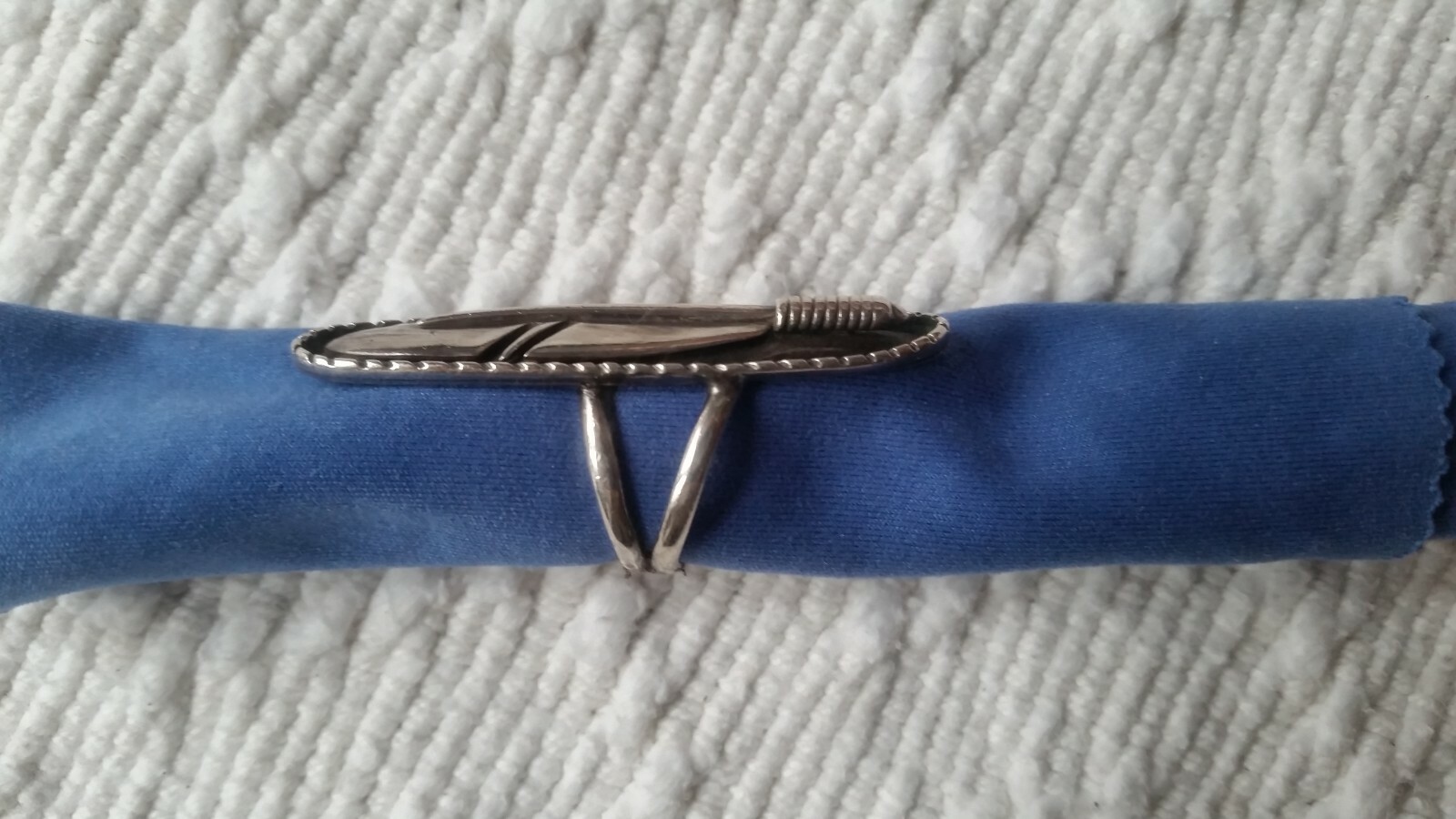 Native American Eagle Feather Ring - image 3