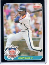 1987 Donruss All Stars #40 Kevin Bass Houston Astros jumbo baseball card 