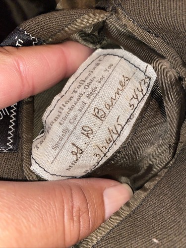 Vtg 1945 Army Air Corps Hamilton Uniform Jacket WWII patch Cincinnati USA Small - Picture 3 of 16