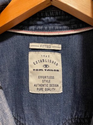 TOM TAILOR Jeanshemd Established Gr. M Fitted