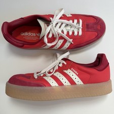 Adidas Sambae Samba Valentine's Day 2025 JH7287 Women  s Size 10 Red Low Hearts