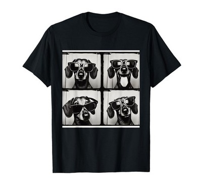 Dachshund Rocking Cool Sunglasses T-Shirt