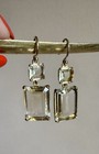 Ippolita Rock Candy Rectangular Quartz Drop Earrings 18k Gold