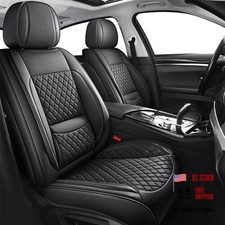 Seat Covers Full Coverage,Waterproof Car Seat Covers Full 5PCS Full Set Black