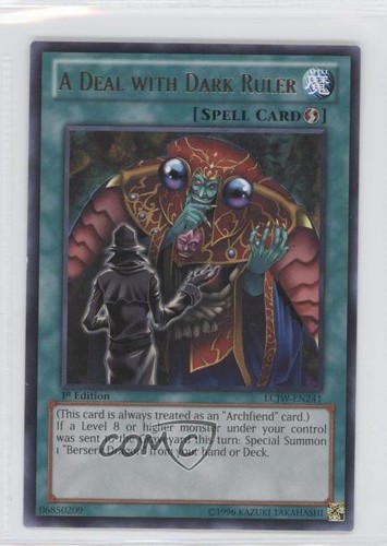 A Deal With Dark Ruler (R) 1st Ed. #LCJW-DE241 7m³