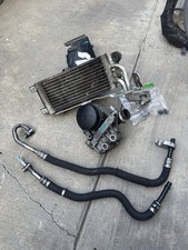 COMPLETE N54/N55 335I E90 E92 OEM OIL COOLER W/ FILTER HOUSING SWAP KIT