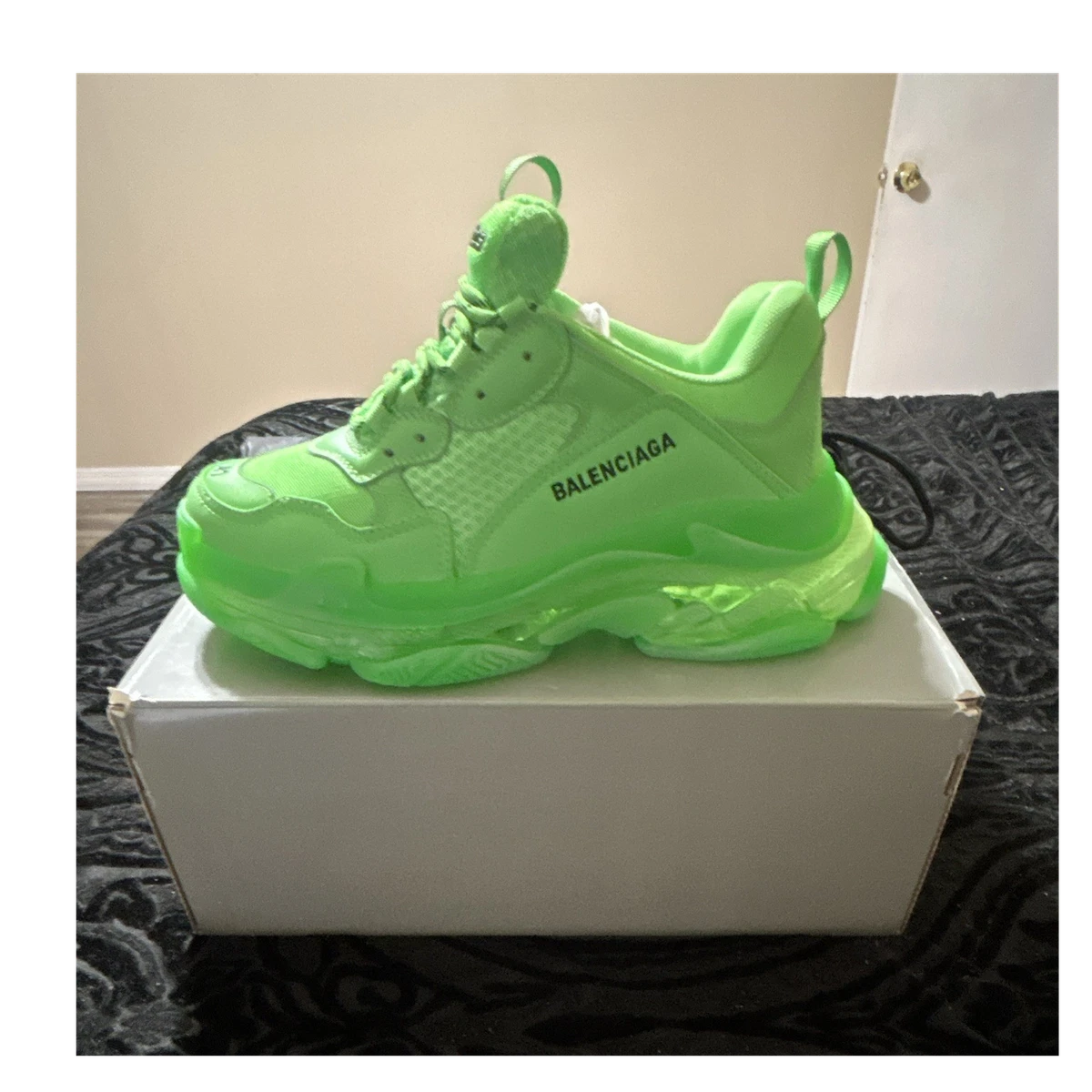 Balenciaga Triple S Green for sale | eBay