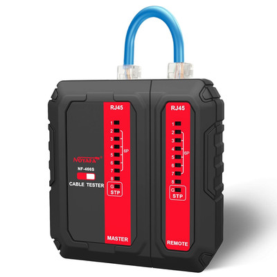 Network Cable Tester - with POE Wire Checker, Automatic Network Tester for RJ45