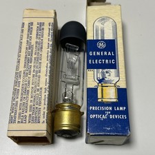 Vintage NOS - General Electric CZX Precision Lamp Bulb For Optical Devices 500W