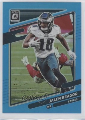 2021 Panini Donruss Optic Aqua Prizm 32/299 Jalen Reagor #7 0e3p