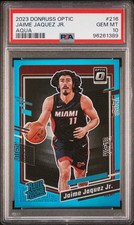 2023 PANINI DONRUSS OPTIC AQUA #216 JAIME JAQUEZ JR. 66/249 PSA 10