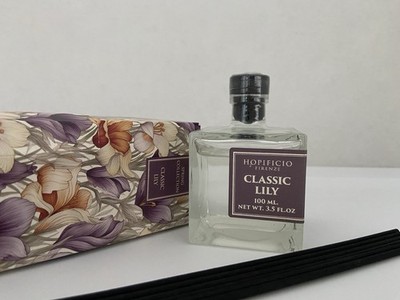 BNIB NEW HOPIFICIO FIRENZE CLASSIC LILY Reed Diffuser 3.5 oz MADE IN ITALY