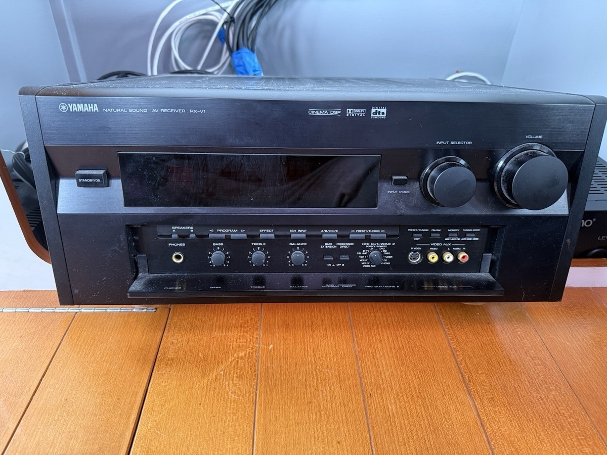 Yamaha RX-V1 7-Channel 550W A/V Receiver Black DTS Analog Digital