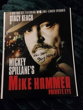 Signed 10x8 Photo STACEY KEACH actor AUTOGRAPH