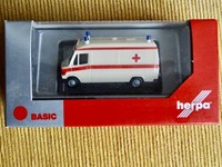 Herpa Mb T1 Rtw-Rettungswagen Basic-Serie 1:87 Neu Ovp