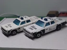 Lot Of 2 Vintage Lesney Matchbox Plymouth Gran Fury Police Car No. 10