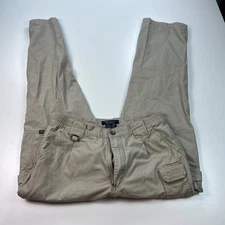 5.11 Tactical Cargo Pants Mens 30x31 Beige Stretch Military Pockets