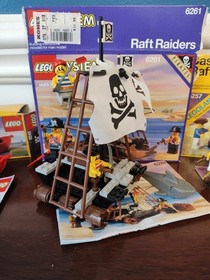 Lego Pirates Lot 6245 6257 6261 Castaway Raft Raiders Harbor Sentry Sets