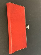 vintage Red eyeglass case