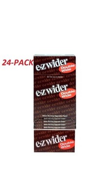 EZ Wider - Rolling Papers Double Wide (24ct) - Display Brand New & Free Shipping