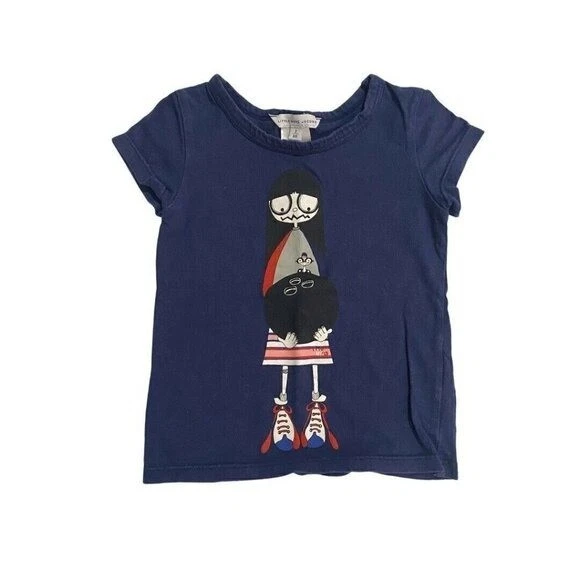 Camiseta Little Marc Jacobs Miss Marc Bowling Talla 2 Gráfico Estampado Foto 2 de 4