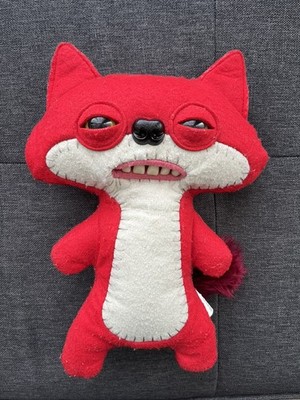 Fuggler Verdächtiger Fuchs Rot Filz Selten Original Stofftier