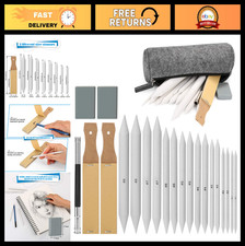 22 PCS Sketch Drawing Tools Set - Blending Stumps, Pencil Sharpeners, Erasers &