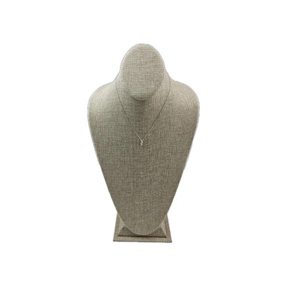 4C Platinum Natural Diamond 4 Stone Necklace - Image 3 of 4