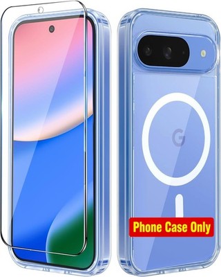 Clear Magnetic Google Pixel 10/Pixel 10 Pro Case with Screen Protector,