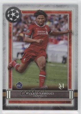 2020 Topps Museum Collection UEFA Champions League Yasser Larouci Rookie RC 0e22