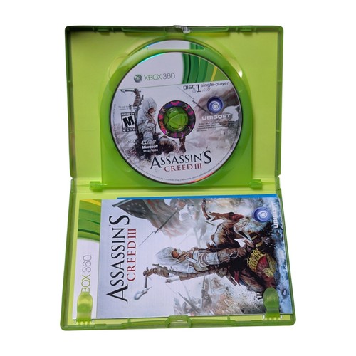 Xbox 360 Set Assassin's Creed III, Black Flag, Brotherhood mit 3 Spielen OHNE FINGERPRINT - Bild 6 von 8