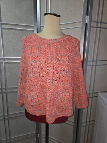 Moth by Anthropologie MustardYellow Ribbed Balloon SleeveSweater Size S